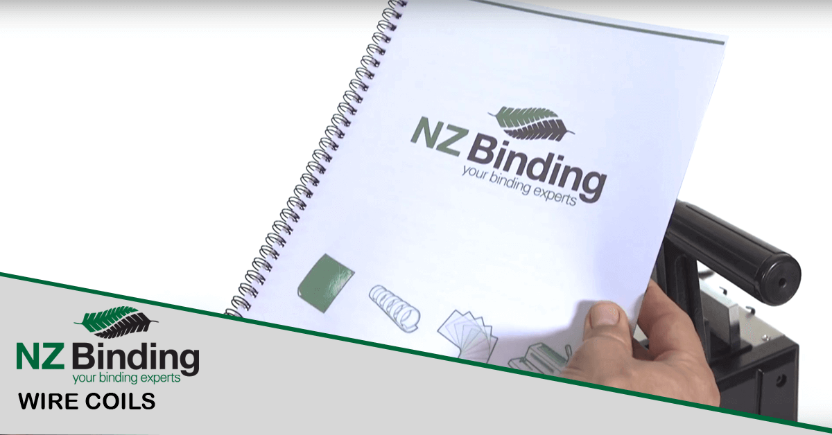Wire binding documents