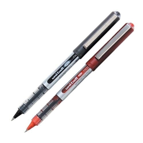 Uni-ball Eye UB-150 Rollerball Pen Micro Fine Tip - Black or Red