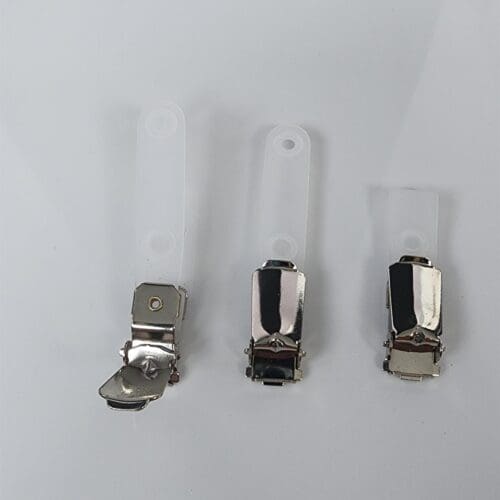 Name Badge Clips With Frosted Strap For ID Tags 25 Pack