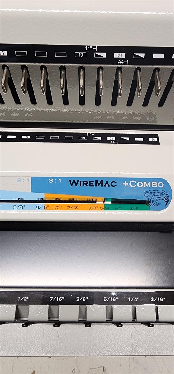 Duomac-C31 3:1 Wire & Comb Combo Binding Machine - Image 17